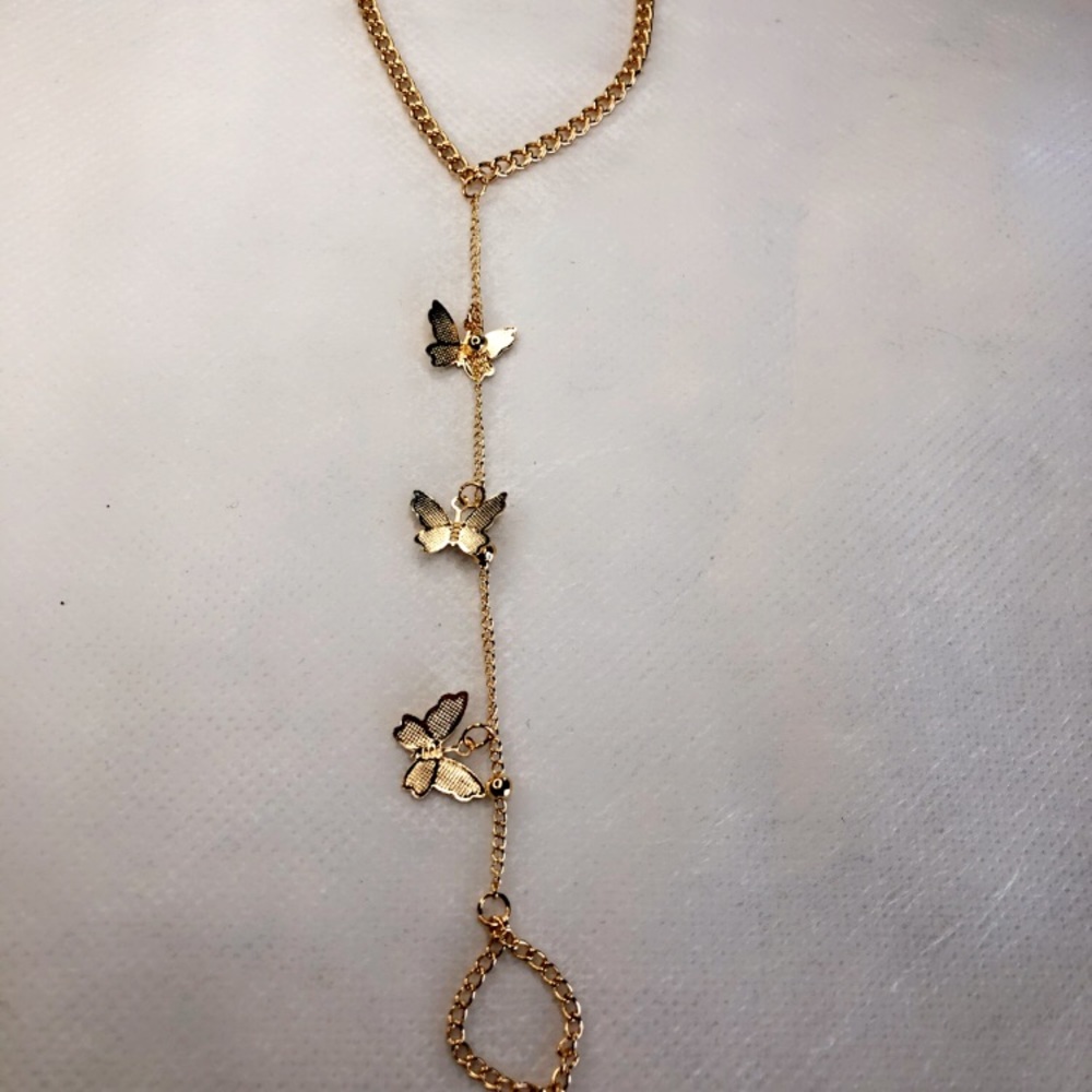 Bracelet and ring butterfly